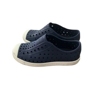 Native Kids Jefferson Navy Blue White Slip-On Shoes Size C13